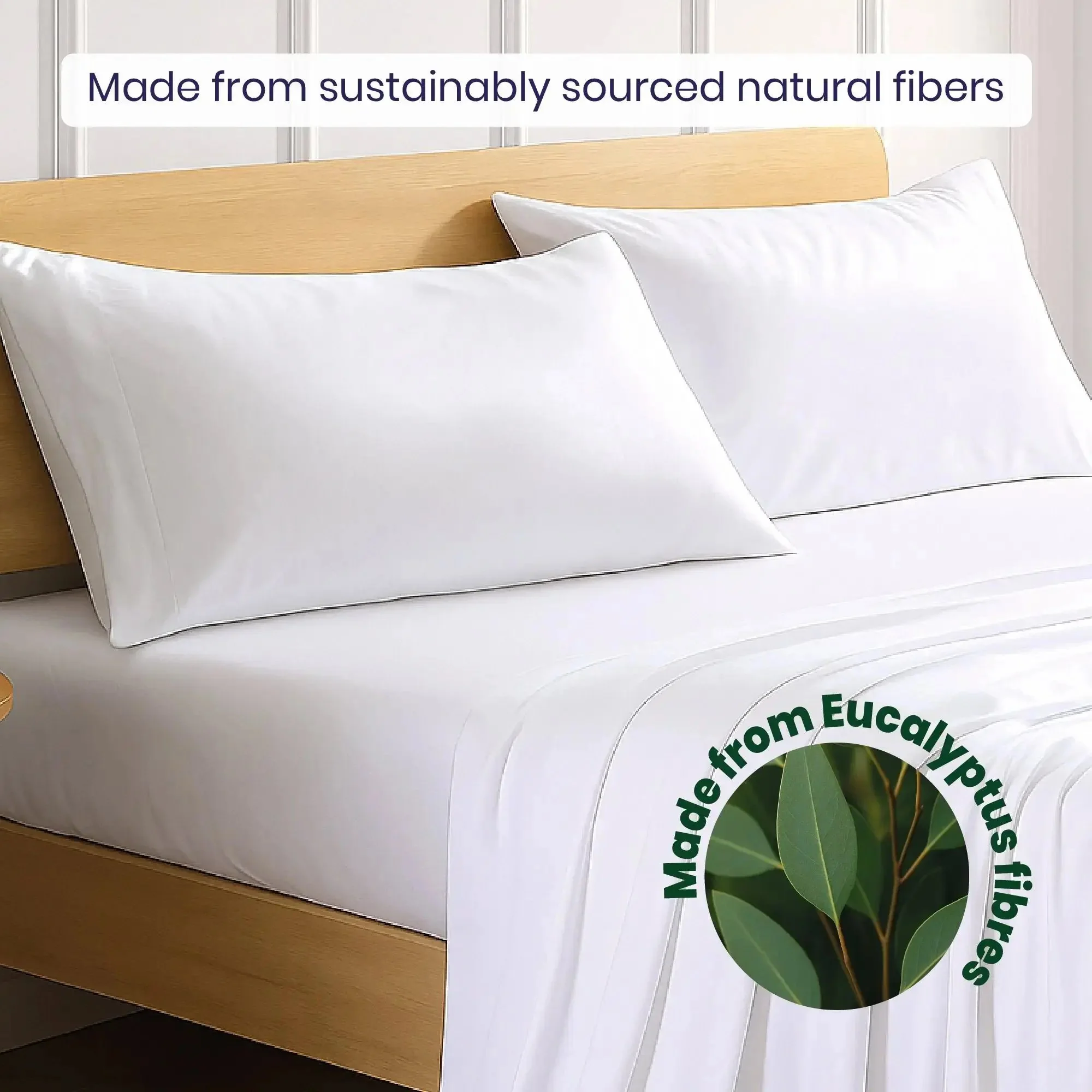 Brightr® Copperdefense Eucalyptus Silk Pillowcase | Anti-Aging, Anti-Acne, Cooling - Image 4