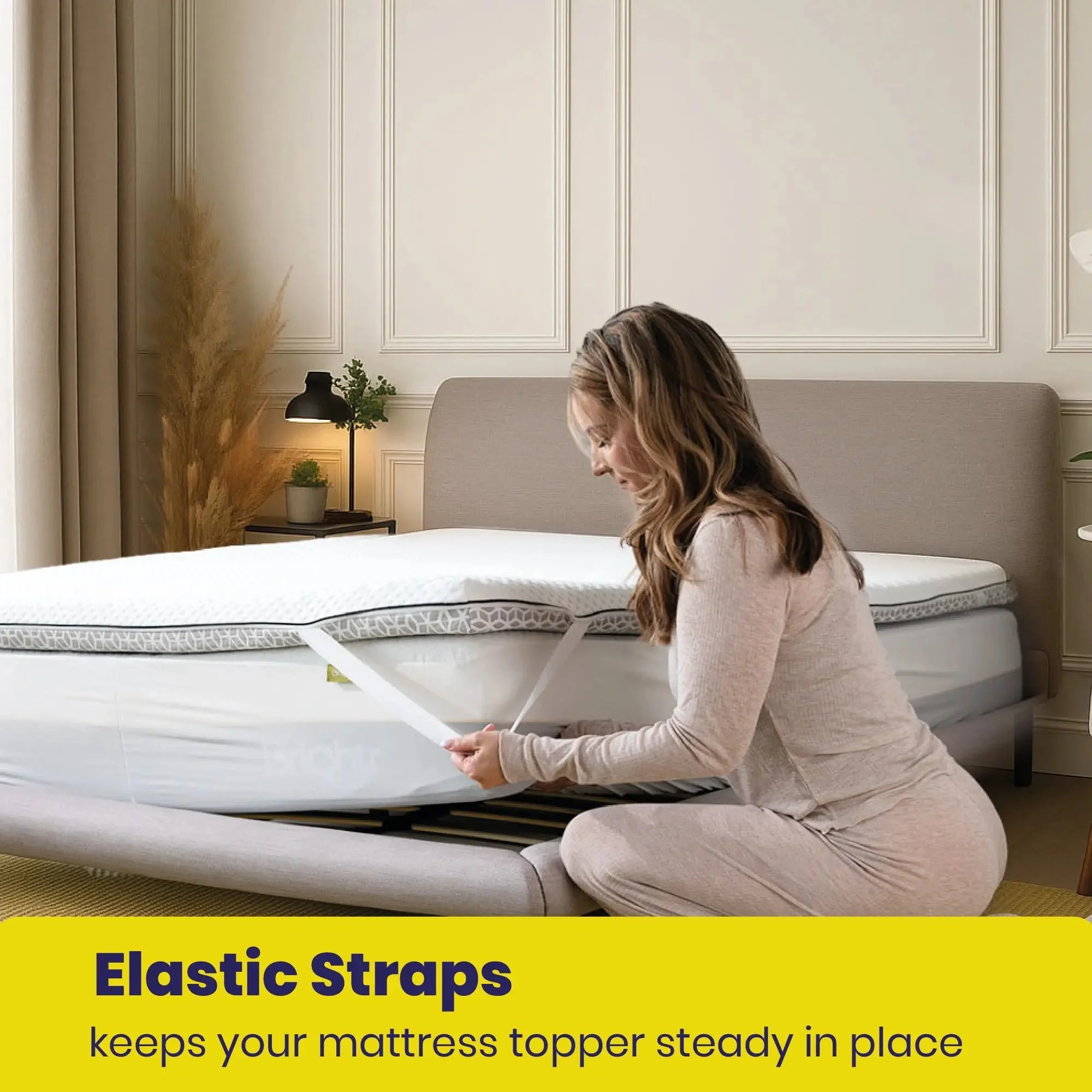 Brightr® Titan Deluxe 2 in 1 Best Extra Firm Mattress Topper - Firm/Extra Firm - Image 10