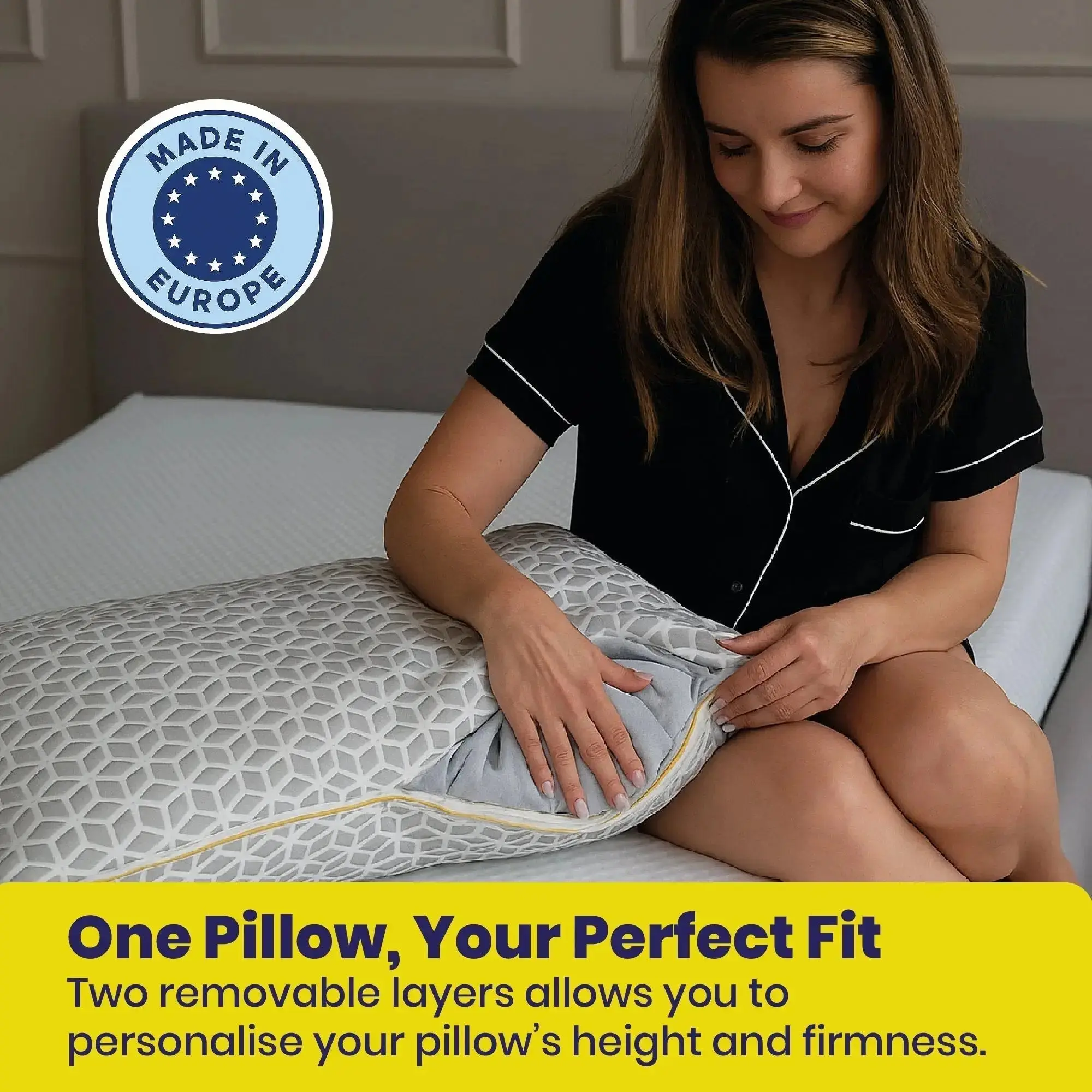 Brightr® Luna Adjustable Memory Foam pillow for neck & shoulder pains - Image 8