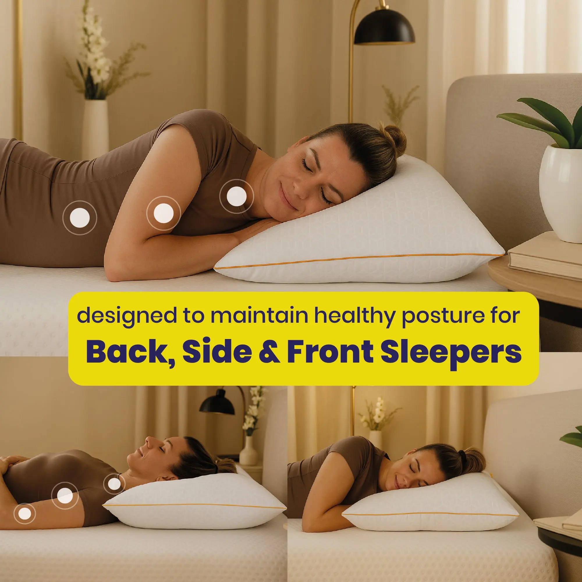 Brightr® Stella Hybrid Neck Support pillow - Image 7